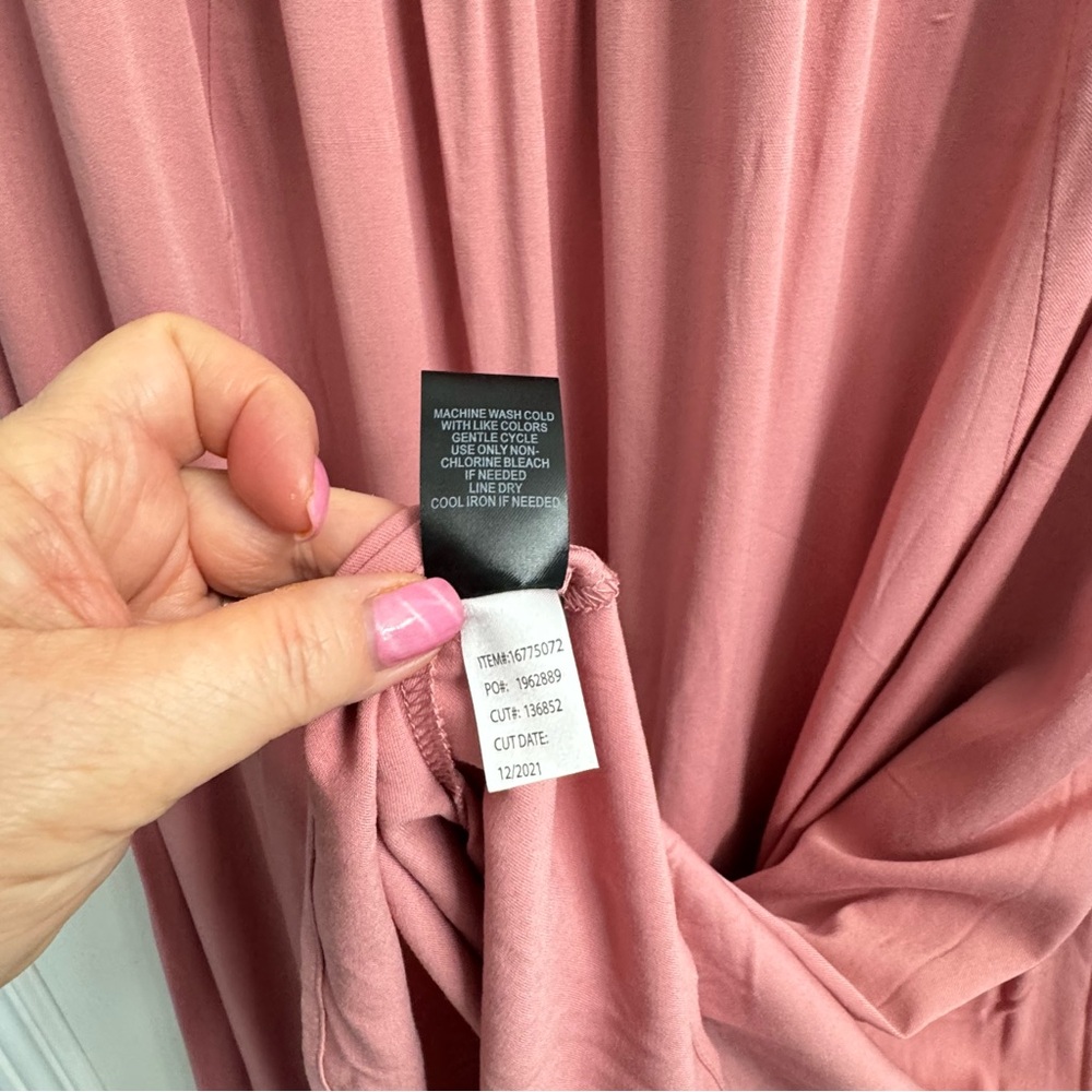 Torrid Women's Pink Mini Challis Embroidered Dress - Plus Size 1 - NWOT - Picture 10 of 11